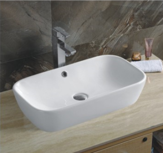 Раковина-чаша CeramaLux 9217 белая 61 см